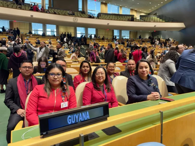 Minister of Amerindian Affairs, Sarah Browne-Shadeek; Permanent Representative of Guyana to the United Nations, Ambassador Carolyn Rodrigues-Birkett; and Minister within the Ministry of Local Government and Regional Development, Pauline Sukhai, were among the members of the Guyanese delegation participating in the United Nations forum