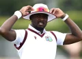Jayden Seales' workload is being monitored by Cricket West Indies • Getty Images
