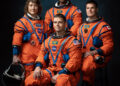 Official crew portrait for Artemis II, from left: NASA Astronauts Christina Koch, Victor Glover, Reid Wiseman, Canadian Space Agency Astronaut Jeremy Hansen. PHOTOGRAPHER: Josh Valcarcel