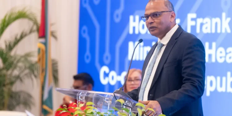 Minister of Health Dr. Frank Anthony
