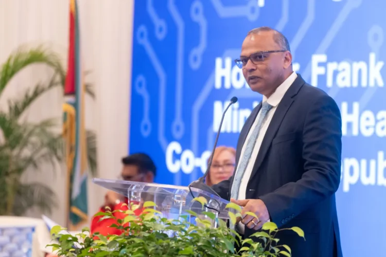 Minister of Health Dr. Frank Anthony