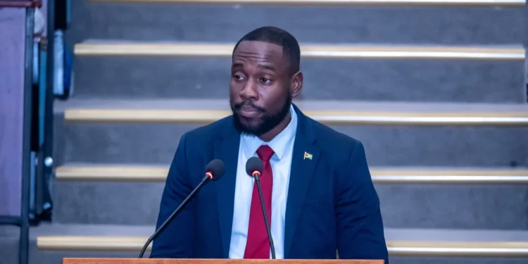 Minister of Labour and Manpower Planning, Keoma Griffith