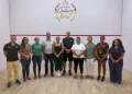 From left: Deje Dias, Roseann Bulkan, Owen Verwey, Ashley Khalil, David Fernandes, Victoria Arjoon, Alex Arjoon, Tian Edwards, Loraine Ince (Guyana Squash Association photo)