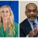 L-R US Ambassador to Guyana Nicole Theriot, fmr EPA Executive Director Dr. Vincent Adams