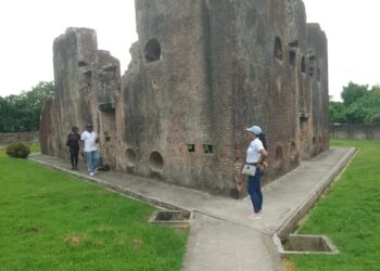 Nima Flue Bess MP (APNU) at Fort Zeelandia,