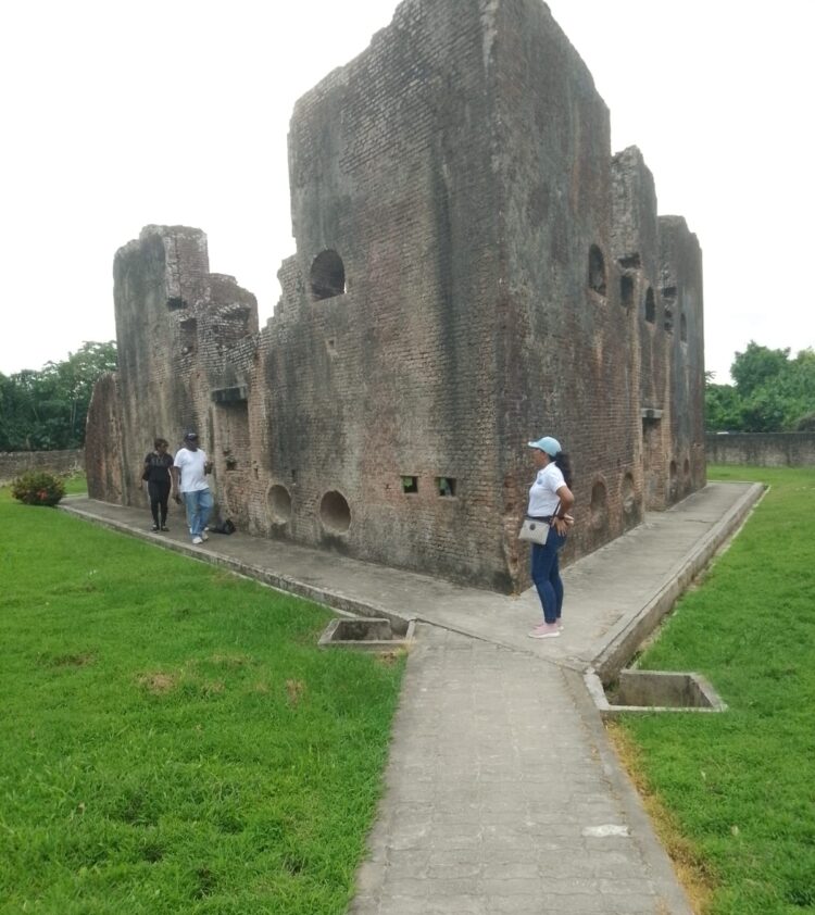 Nima Flue Bess MP (APNU) at Fort Zeelandia,
