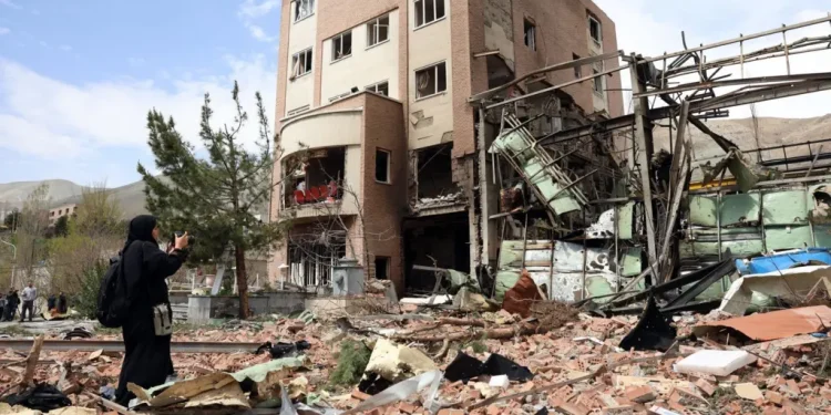 The rubbles from the Iran/USA/Israel War