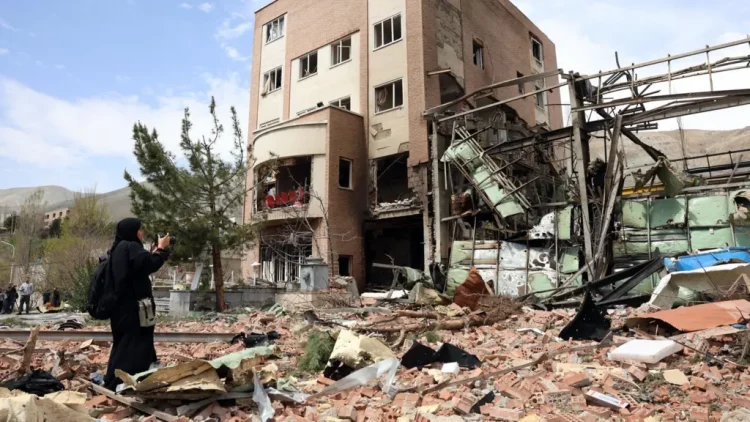 The rubbles from the Iran/USA/Israel War