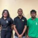 (L-R) Italy Ton-Chung, FM Anthont Drayton, CM Sachin Pitamber