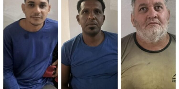 (L-R) Brazilian- Rondiney  Barbosa Periera, Venezuelan National- Cristhian Jose Cedero and Brazilian -  Edwardo De Souza Braz