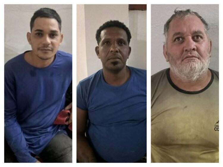 (L-R) Brazilian- Rondiney  Barbosa Periera, Venezuelan National- Cristhian Jose Cedero and Brazilian -  Edwardo De Souza Braz