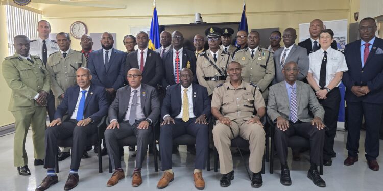 Regional Security System officials, senior law enforcement officers and participants of the International Leadership and Management (Gold) Course.