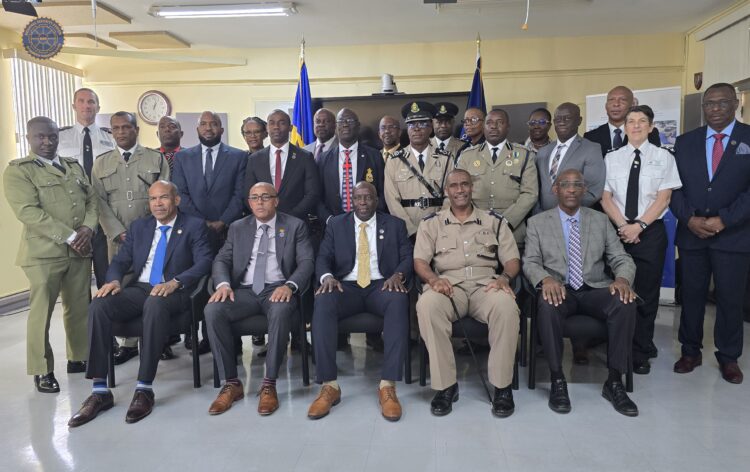 Regional Security System officials, senior law enforcement officers and participants of the International Leadership and Management (Gold) Course.
