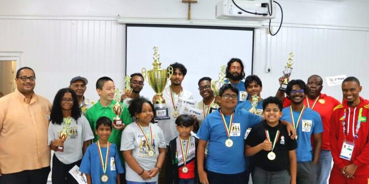Prize winners for the April Open Chess Tournament 2026