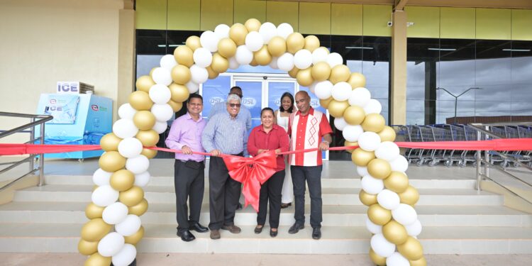 Ribbon Cutting Ceremony of the Lethem Branch