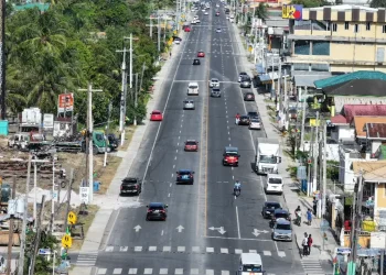 The modern Aubrey Barker four-lane highway opened on Monday