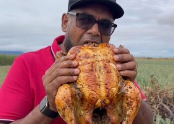 President Irfaan Ali and a cook out over the easter weekend