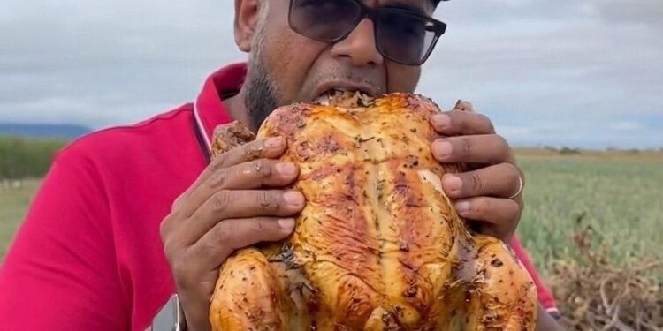 President Irfaan Ali and a cook out over the easter weekend