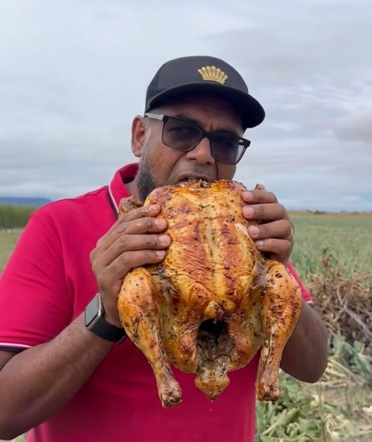 President Irfaan Ali and a cook out over the easter weekend