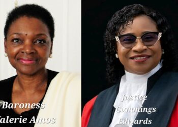 BL-R aroness Valerie Amos and Justice Yonette Cummings-Edward
