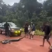 Image showing perpetrators in action