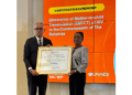 Dr the Hon. Michael Ronald Darville, Minister of Health and Wellness, The Bahamas with Dr Eldonna Boisson, PAHO/WHO Representative | The Bahamas and Turks and Caicos Islands