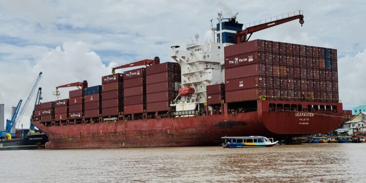Guyana cargo boat