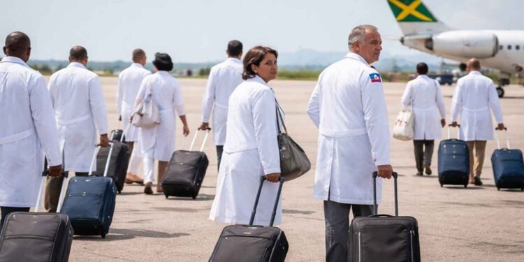 The Cuban medical brigade which has worked with Jamaica for the better part of fifty years have reluctantly left Jamaica with a heavy heart.