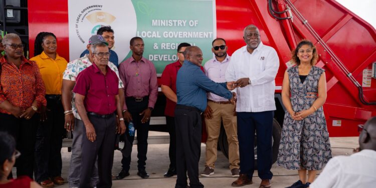 Central Govt delivered Garbage Truck to Local Authority