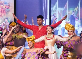 Cultural display at the launch of Guyana’s 60th Independence Anniversary Celebrations in Georgetown
