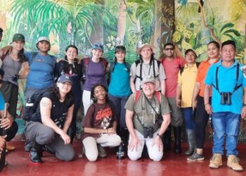 The Drexel Student group with Iwokrama Staff