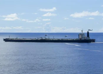 The M/T Majestic X is seen transporting oil from Iran in the Indian Ocean.
@DeptofWar/X