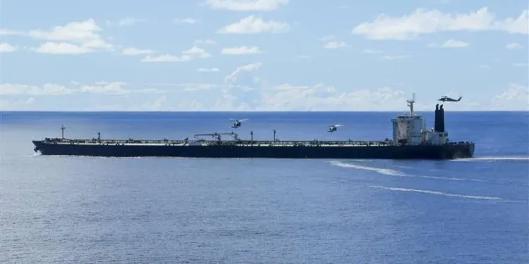 The M/T Majestic X is seen transporting oil from Iran in the Indian Ocean.
@DeptofWar/X