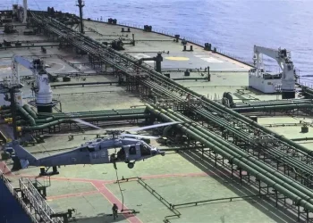 US forces seized a Guyana-flagged tanker in the Indian Ocean on Thursday, April 23, 2026.
@DeptofWar/X