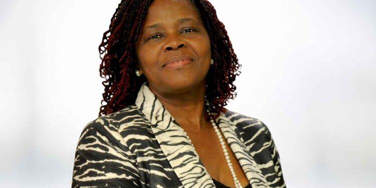 President of the Lay Magistrate's Association of Jamaica Paulette Kirkland at the 41st anniversary churtch service in Lucea, Hanover.