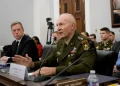 General Randy A George will leave his position with 'immediate' effect, the Pentagon said [File: Rod Lamkey, Jr/AP]