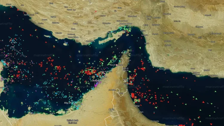 The Strait of Hormuz is a critical waterway between the Persian Gulf and the Gulf of Oman