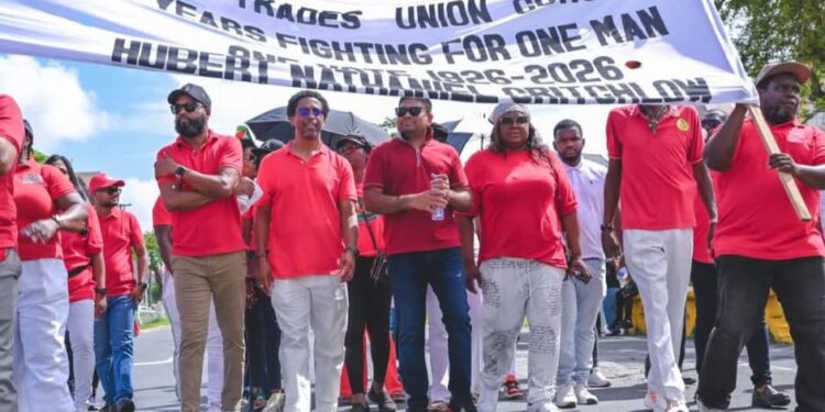 Leaders of the political opposition marched and rally with the Guyana Trades Union Congress- May 1, 2026