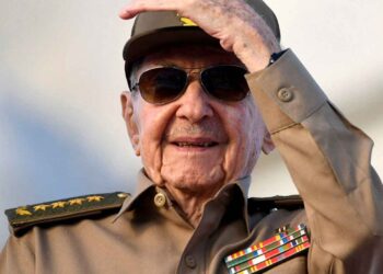 Former president Raúl Castro, pictured on 1 May 2025, has officially retired but remains the most potent figure in Cuban politics. Photograph: Norlys Perez/Reuters