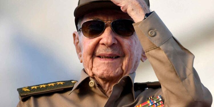 Former president Raúl Castro, pictured on 1 May 2025, has officially retired but remains the most potent figure in Cuban politics. Photograph: Norlys Perez/Reuters