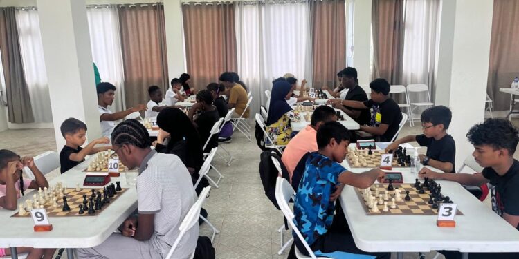 Scene from Region 3 Youth Chess Training May 2026