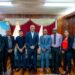 The former APNU leaders with PPP General Secretary (VP Bharrat Jagdeo) centre
