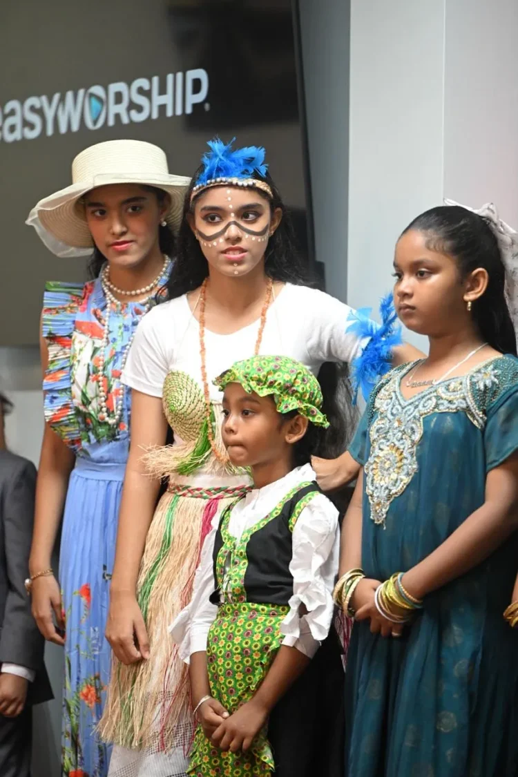 Children dressed in cultural attire