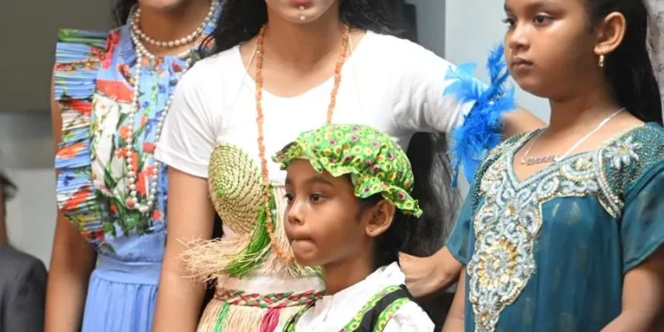 Children dressed in cultural attire