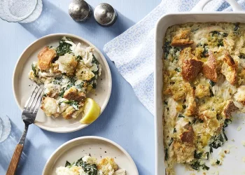 Chicken and Spinach Casserole (Credit: Rachel Marek)