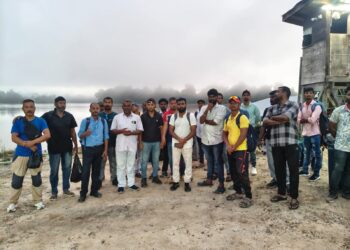 The stranded Indian nationals at Cuyuni Mazaruni
