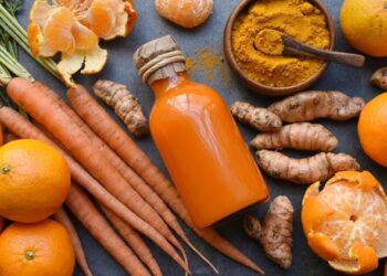 Juice and spice combinations such as carrot and turmeric can be anti-inflammatory. Credit: Nodar Chernishev / Getty Images
