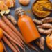 Juice and spice combinations such as carrot and turmeric can be anti-inflammatory. Credit: Nodar Chernishev / Getty Images