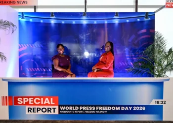 Media representatives at the World Press Freedom Day 2026 luncheon at the Pegasus Hotel