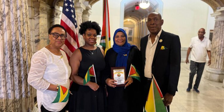 WIN Member of Parliament Natasha Singh (second from right)
